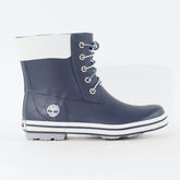 Junior Timberland 6 Inch Rainboot 81723 Navy Rubber Slip On Wellington Boots